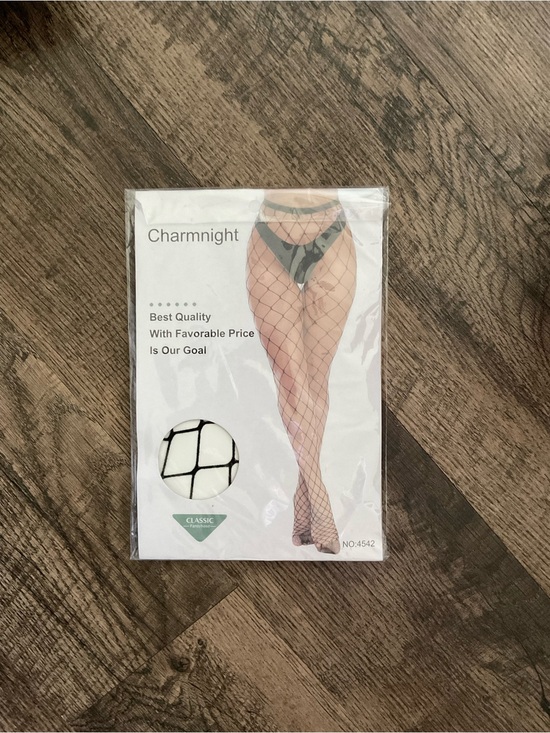 Other - Charmnight Black Net Fishnet Stockings